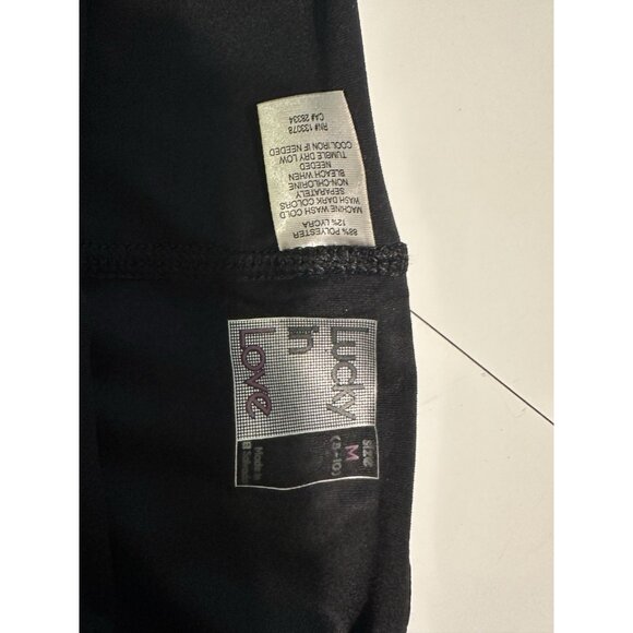 lucky in love Ladies Sz M Tennis Golf pickleball skort Stretch pull on Black - Picture 6 of 6